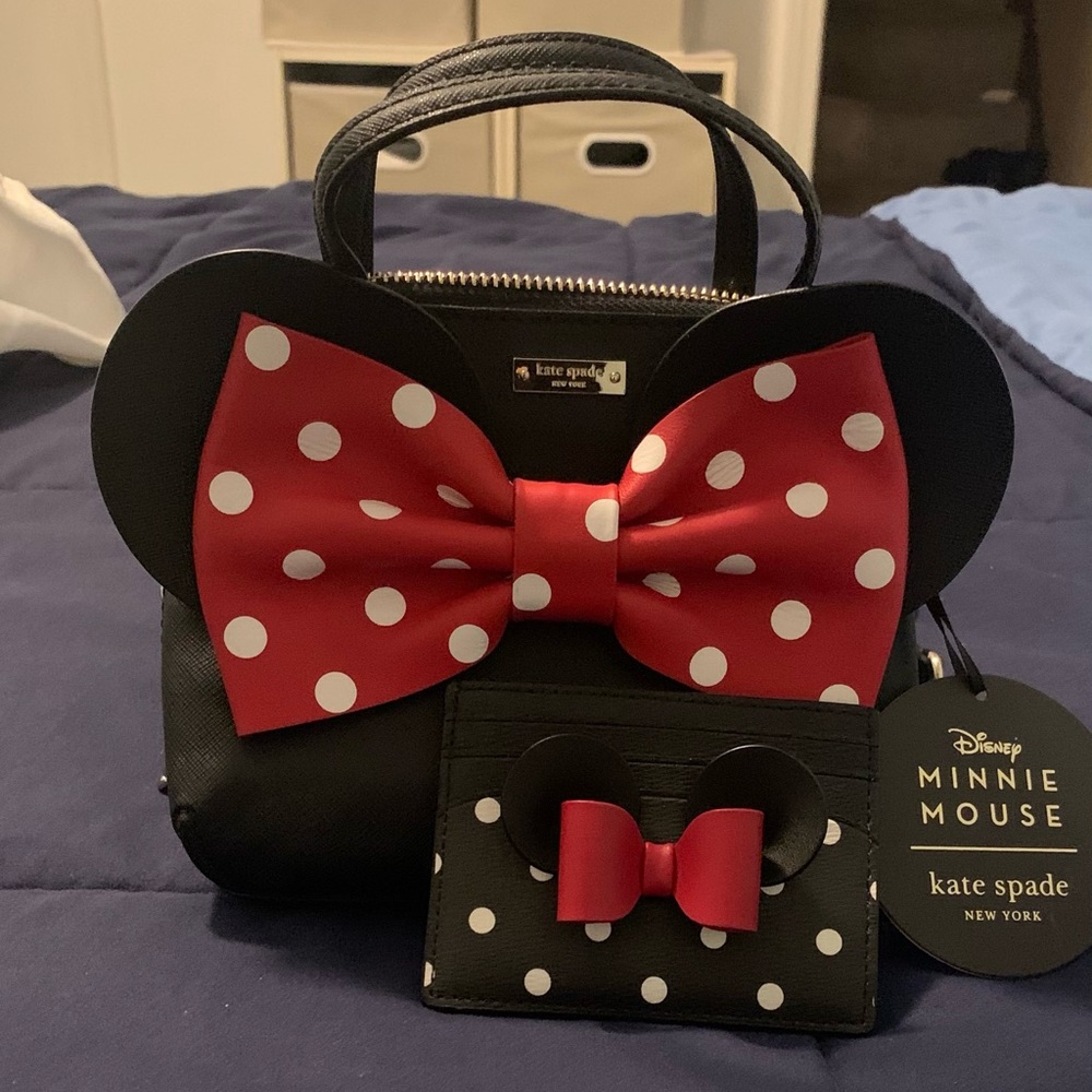 Kate Spade Minnie Mouse purse and wallet set (brand new)